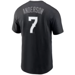 Brand new 🤩 Nike Men's Tim Anderson Black Chicago White Sox 2021 City Connect Name Number T-shirt 🔔 -Outlet Nike Store unnamed file 805
