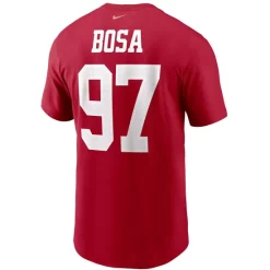 Cheapest 🛒 Nike Men's Nick Bosa Scarlet San Francisco 49ers Name And Number T-shirt ✨ -Outlet Nike Store unnamed file 832