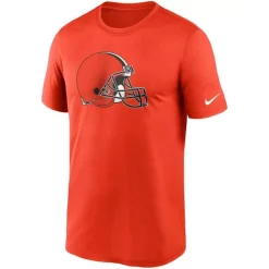 Outlet 👏 Nike Men's Orange Cleveland Browns Logo Essential Legend Performance T-shirt 🎁 -Outlet Nike Store unnamed file 838