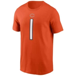 Deals 🥰 Nike Men's Justin Fields Orange Chicago Bears 2021 NFL Draft First Round Pick Player Name And Number T-shirt 🥰 -Outlet Nike Store unnamed file 858