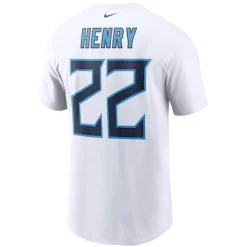 New ✔️ Nike Men's Derrick Henry White Tennessee Titans Name And Number T-shirt 👏 -Outlet Nike Store unnamed file 861