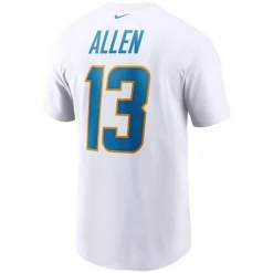 Best deal 🤩 Nike Men's Keenan Allen White Los Angeles Chargers Player Name And Number T-shirt ✔️ -Outlet Nike Store unnamed file 883