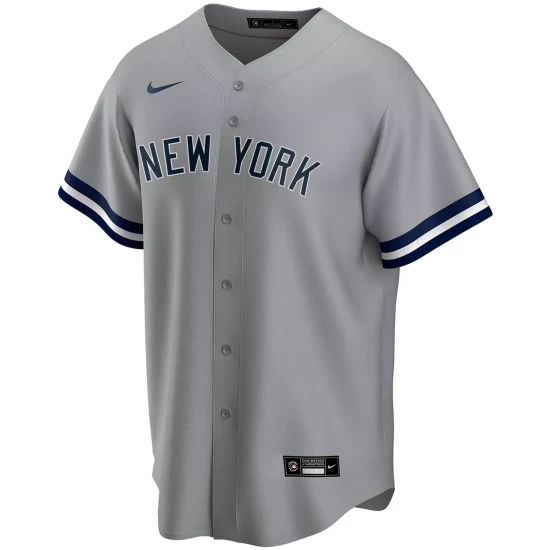 Budget 👏 Nike Men's Gerrit Cole Gray New York Yankees Road Replica Player Name Jersey 👍 6 Budget 👏 Nike Men's Gerrit Cole Gray New York Yankees Road Replica Player Name Jersey 👍 - Image 4