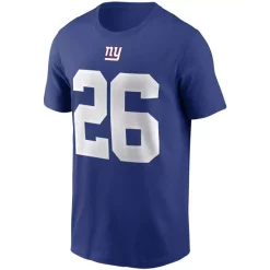 Deals 🎉 Nike Men's Saquon Barkley Royal New York Giants Name And Number T-shirt 😍 -Outlet Nike Store unnamed file 920