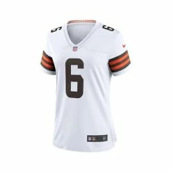 Best Sale ❤️ Nike 👩 Women's Baker Mayfield White Cleveland Browns Game Jersey 👍 -Outlet Nike Store unnamed file 941