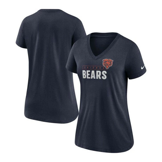 Budget ๐ Nike ๐ฉ Women's Navy Chicago Bears Team Name Logo V-Neck Tri-Blend T-Shirt โ 3 Budget ๐ Nike ๐ฉ Women's Navy Chicago Bears Team Name Logo V-Neck Tri-Blend T-Shirt โ