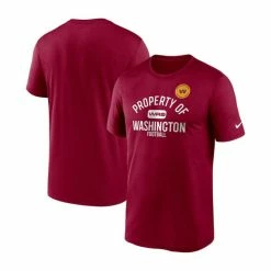 Brand new ๐ Nike Men's Burgundy Washington Football Team Property Of Legend Performance T-shirt โจ