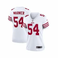 Cheapest ⭐ Nike 👩 Women's Fred Warner White San Francisco 49ers Player Game Jersey 🌟