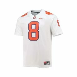Hot Sale 👍 Nike Men's Big And Tall 8 White Clemson Tigers Game Jersey 🤩 8 Hot Sale 👍 Nike Men's Big And Tall 8 White Clemson Tigers Game Jersey 🤩 -Outlet Nike Store unnamed file 973